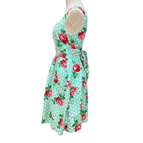 ModCloth Sight of Sunrise Mint Floral Dress Size M - Picture 4 of 5